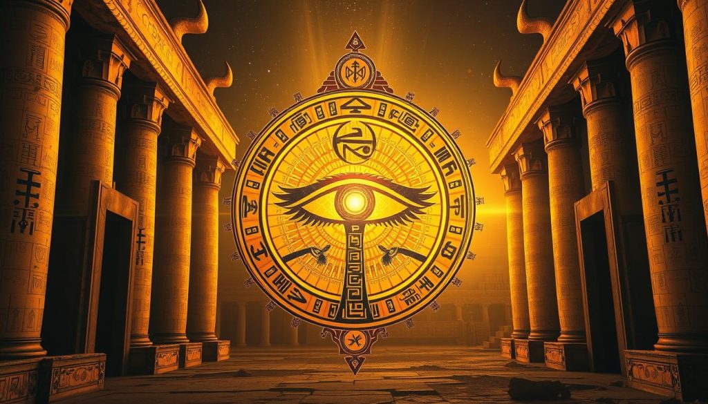 Egyptian Eye of Ra, pineal gland symbol